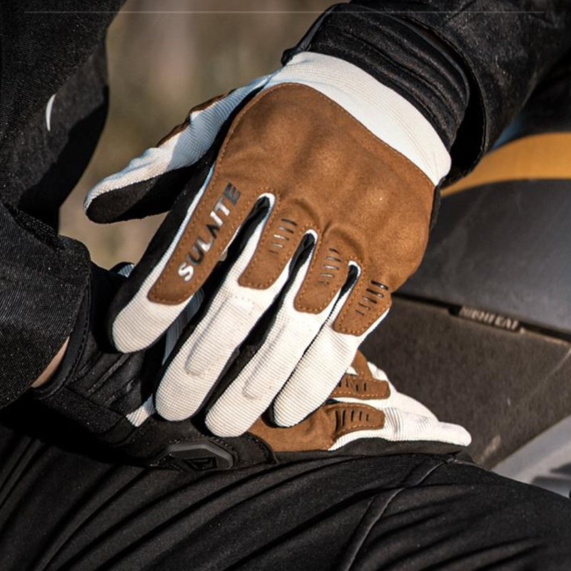 Horse Riding Glove - Gants d'équitation de moto, doigt complet,