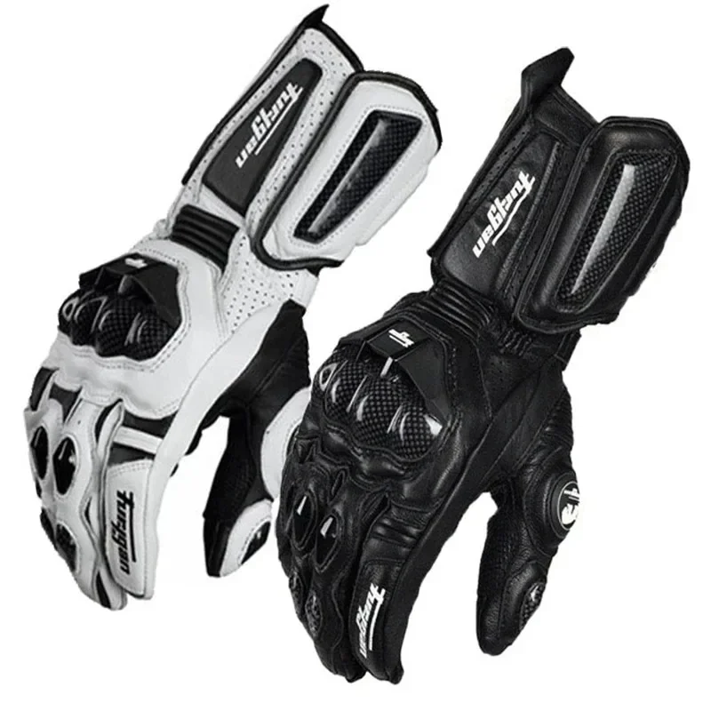 Horse Riding Glove - Gants de moto en cuir véritable