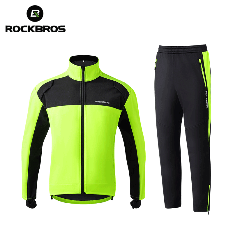Outdoor Sport Winter Jacket - ROCKBROS automne hiver cyclisme vêtements ensembles