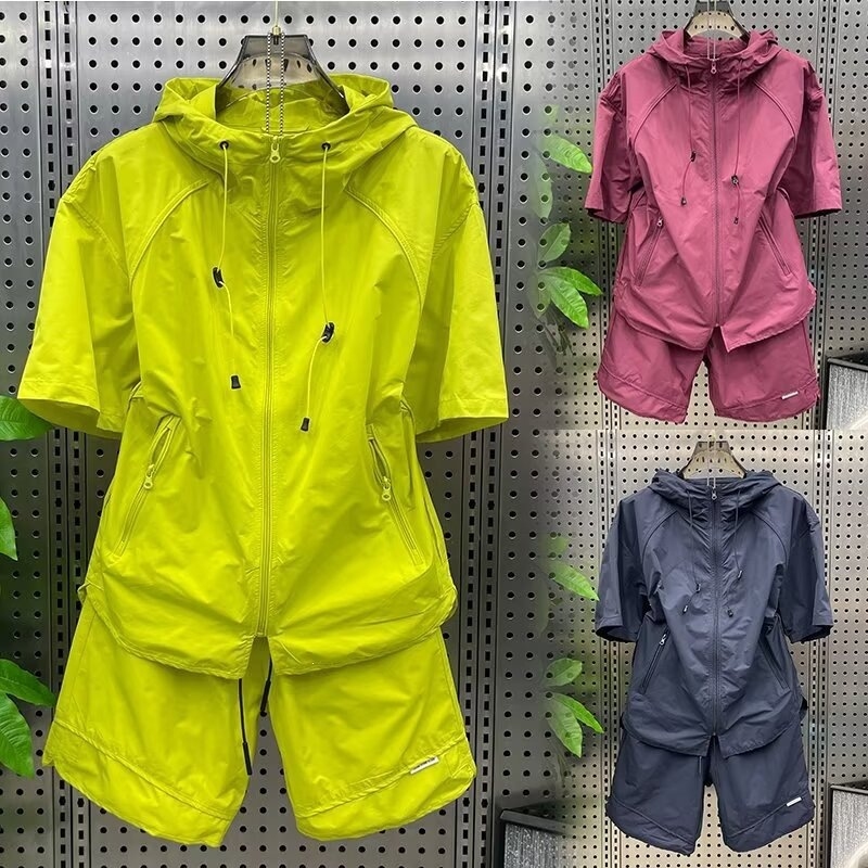 Outdoor Sports Outfit - Ensemble décontracté d'été pour homme, fin,