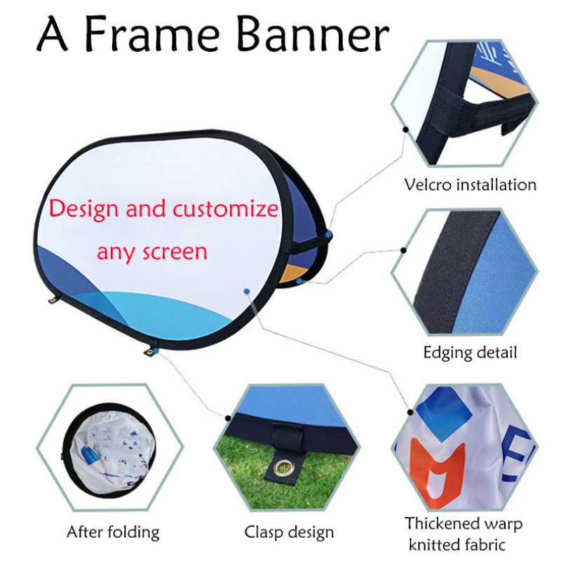Outdoor Sport Logo - Banderole Pop Up A Frame, Logo