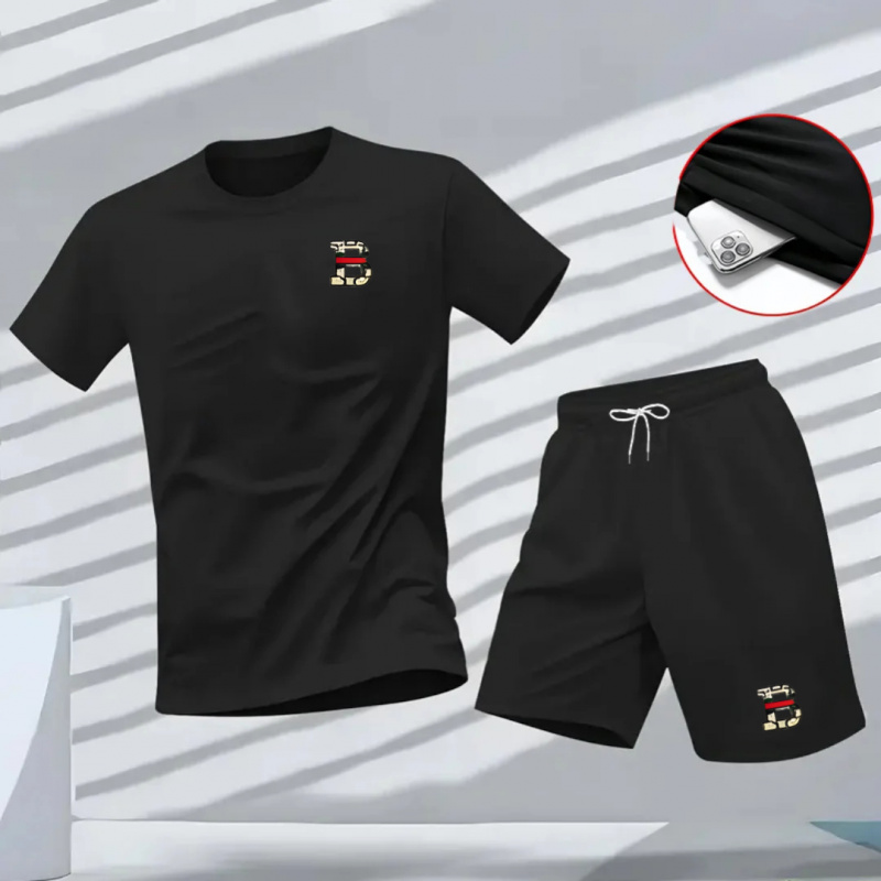 Ensemble t-shirt à manches cou - Outdoor Sports Outfit avis et prix