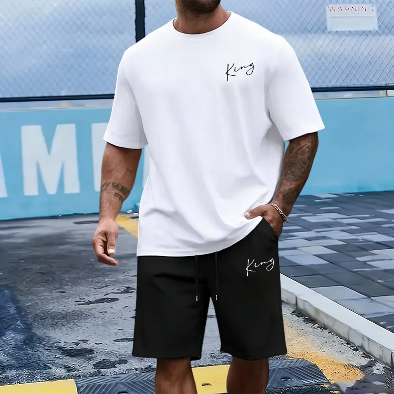 Ensemble Homme King Letter : T - Outdoor Sports Outfit avis et prix