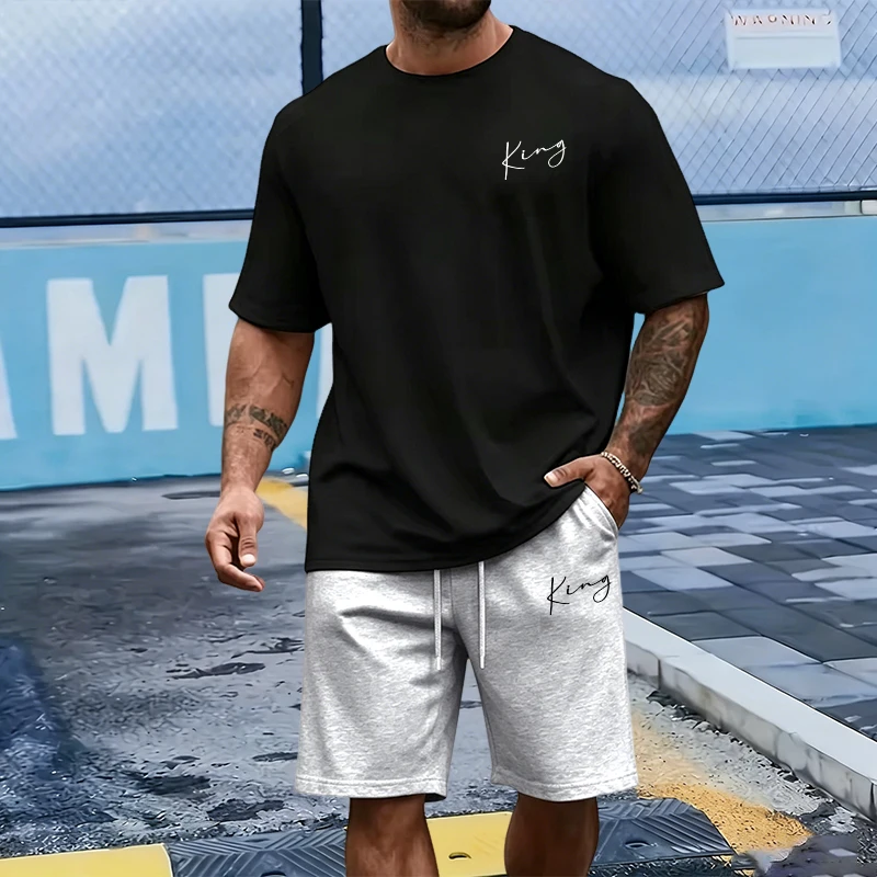 Ensemble Homme King Letter : T - Outdoor Sports Outfit avis et prix