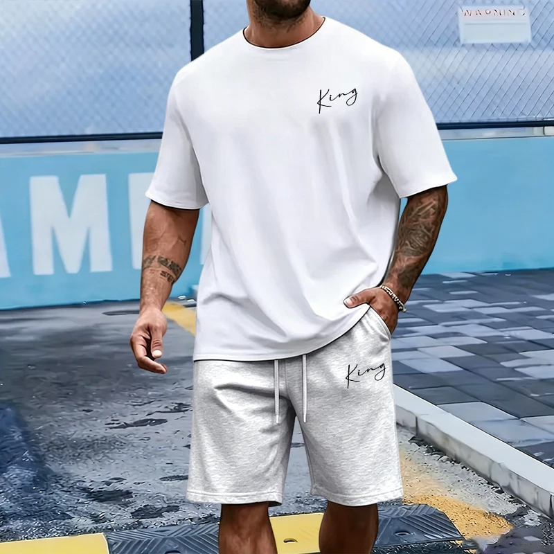 Ensemble Homme King Letter : T - Outdoor Sports Outfit avis et prix